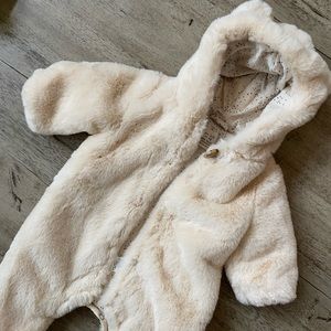 Zara teddy jumpsuit